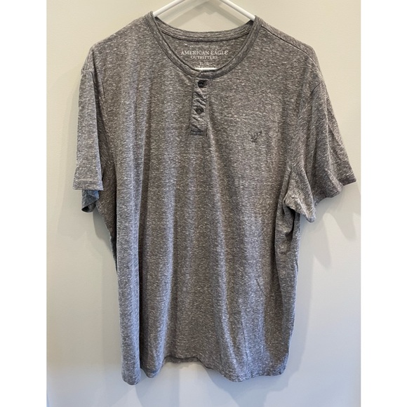 American Eagle XL gray, athletic fit x2 button